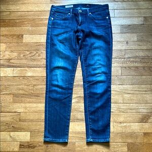 AG Stevie Ankle Jeans Denim Adriano Goldschmied 27R GUC Slim Straight